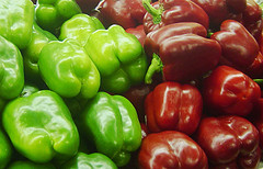 Red and Green Peppers