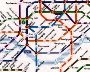 Subway Map Seoul - Part