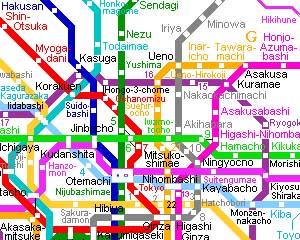Subway Map Tokyo - Part